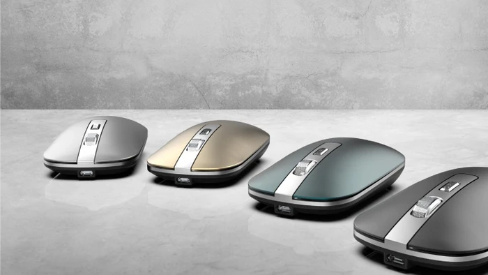Inca IWM-531RA Wireless Mouse schwarz, USB/Bluetooth