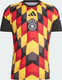 adidas Deutschland Pre-Match 2026 Heimtrikot kurzarm black/team yellow (Herren)