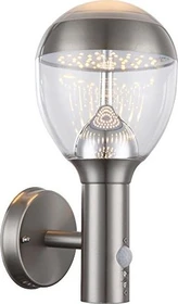 Globo Callisto Sensor Wandleuchte edelstahl