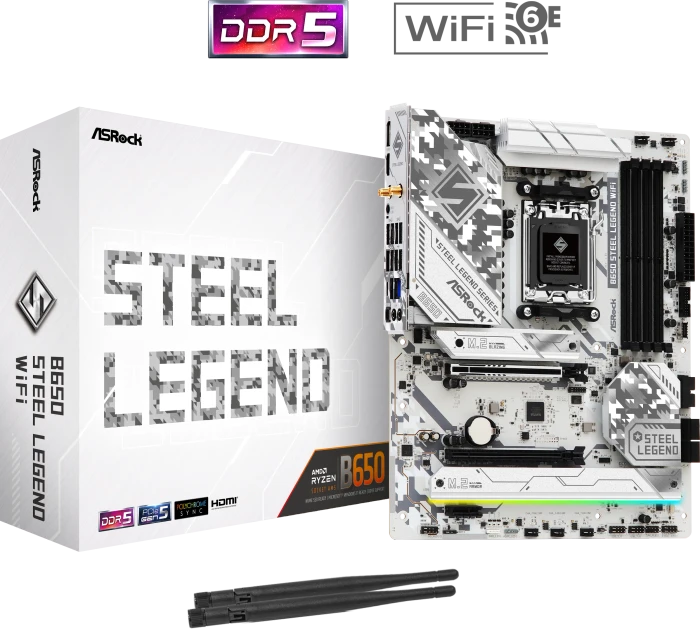 ASRock B650 Steel Legend WiFi (AMD AM5)