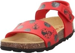 Superfit Fussbettpantoffel rot/schwarz (Junior)