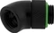 Corsair Hydro X Series XF Hardline, Winkeladapter 45° G1/4", schwarz, 2er-Pack Vorschaubild