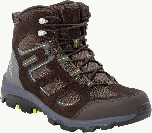 Jack Wolfskin Vojo 3 Texapore Mid dark brown/lime (Herren)