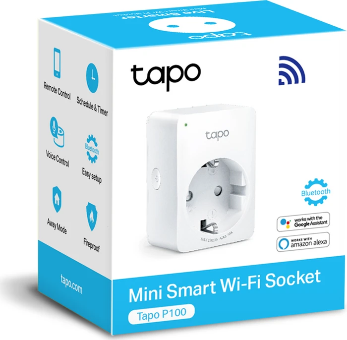 TP-Link Tapo P100, 2300W, Typ F, Smart-Steckdose