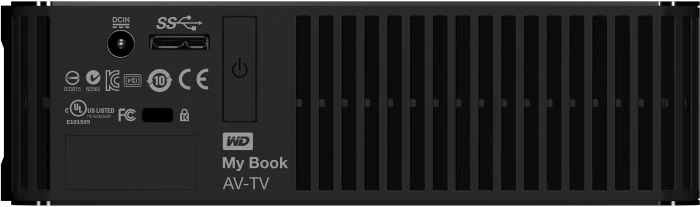 Western Digital WD My Book AV-TV, 2TB, USB 3.0 Micro-B