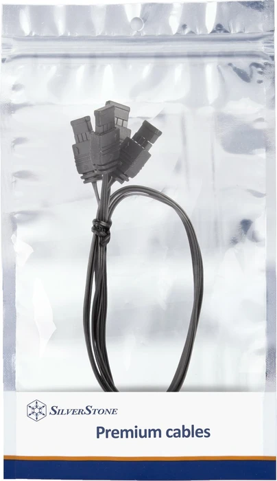 SilverStone CPL03, 1-to-4 ARGB Splitter Cable, 4-fach, 30cm