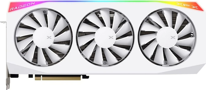 XFX Mercury Radeon RX 9070 XT OC White Magnetic Air Edition with RGB, 16GB GDDR6, HDMI, 3x DP