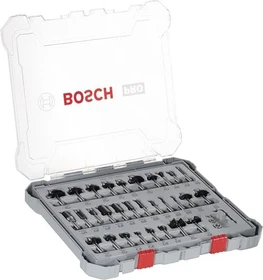 Bosch Professional HM Fräser-Sortiment inkl. Werkzeugbox, 30-tlg.