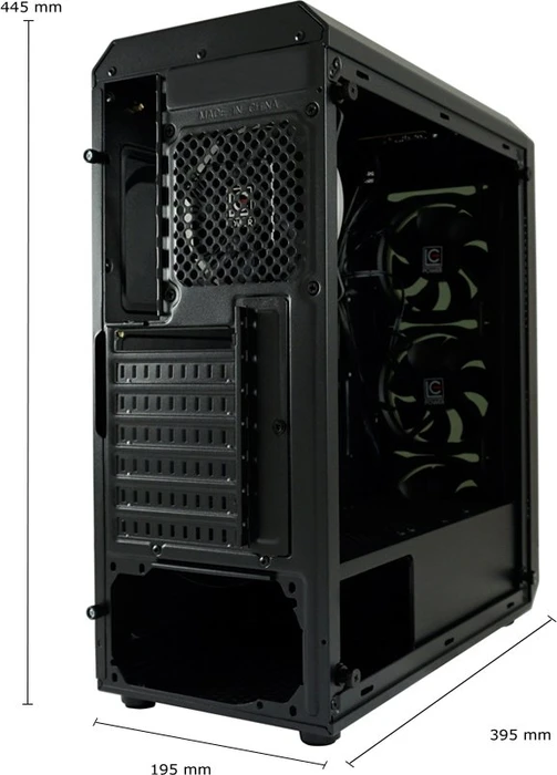 LC-Power Gaming 703B Quad Luxx, Glasfenster