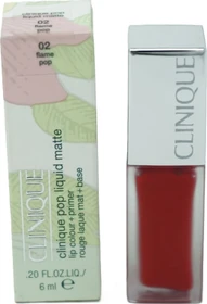 Clinique Pop Liquid Matte Lip Colour and Primer flame pop, 6ml