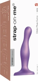 Strap-On-Me Dildo Plug Curvy Metallic S violett