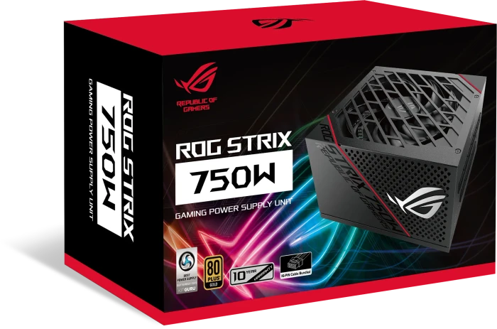 ASUS ROG Strix, ROG STRIX 750 Gold (16-pin cable), 750W, ATX 2.4