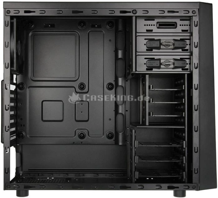 BitFenix Neos schwarz/silber, schallgedämmt