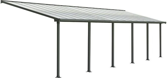 Palram Canopia Olympia Terrassenüberdachung grau