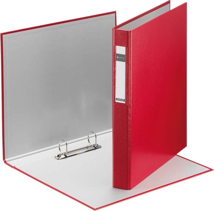 Leitz Standard Ringbuch 2-Ring, 40mm, A4, rot