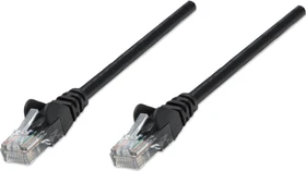 Intellinet Patchkabel, Cat5e, U/UTP, RJ-45/RJ-45, 2m, schwarz
