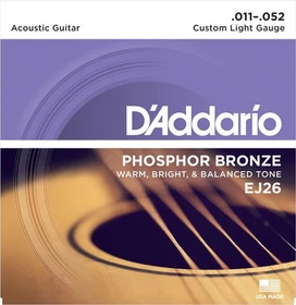 D'Addario Phosphor Bronze Custom Light 3-Pack