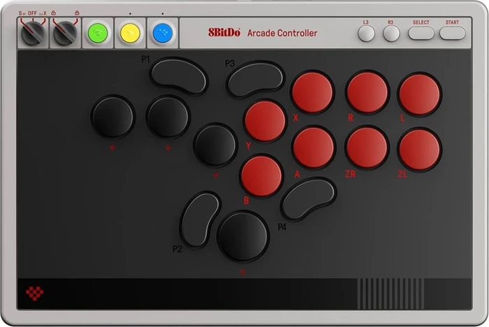 8BitDo Arcade Controller grau (Switch 2/Switch/PC)