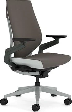 Steelcase Gesture Bürostuhl mit Armlehnen, dunkelbraun