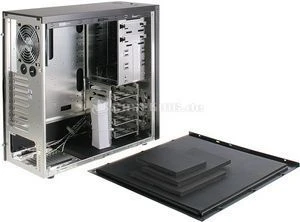 Lian Li PC-7FN schwarz, schallgedämmt