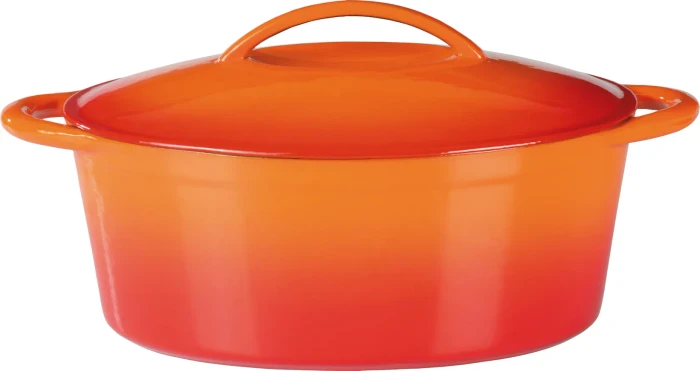 GSW Shadow Bräter oval 33x25cm 7l orange