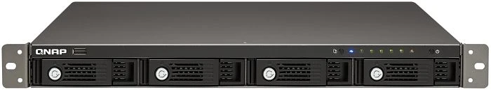 QNAP Turbo Station TS-421U 12TB, 1GB RAM, 2x RJ-45 1000Base-T, 2x USB 3.0, 1HE