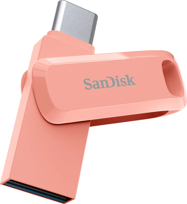 SanDisk Ultra Dual Drive Go USB Type-C 256GB rosa, USB-A + USB-C, USB 3.2 Gen 1×1
