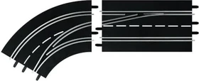 Carrera Digital 124 Zubehör Spurwechselkurve links außen nach innen