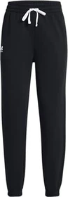 Under Armour Rival French Terry Trainingshose lang schwarz/weiß (Damen)