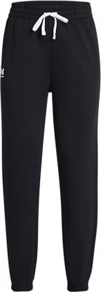 Under Armour Rival French Terry Trainingshose lang schwarz/weiß (Damen)