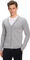 Falke Basic Apparel Cardigan V-Ausschnitt Strickjacke light grey (Herren) Vorschaubild