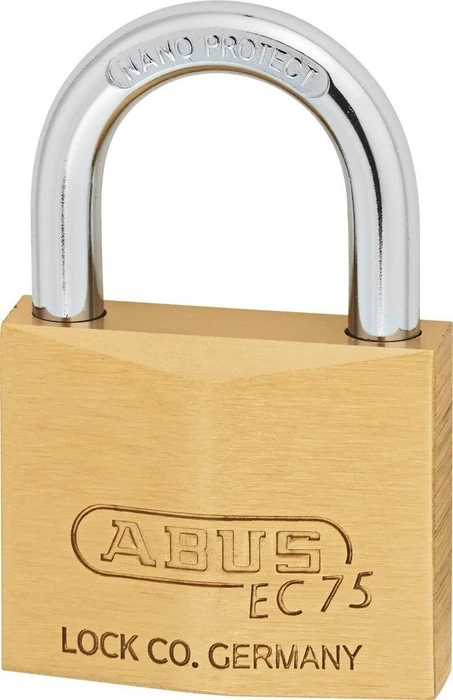 ABUS Messing 75/30, verschiedenschließend, Vorhängeschloss