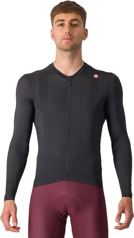 Castelli Espresso Trikot langarm light black/dark gray (Herren)