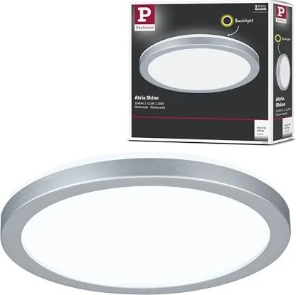 Paulmann Atria Shine Backlight LED Panel rund 11.2W chrom matt