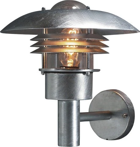 Konstsmide Modena E27 60W 27cm Wandleuchte 1-flammig silber