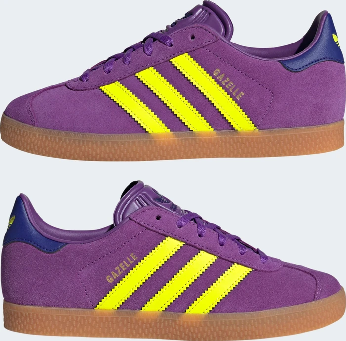 adidas Gazelle active purple/solar yellow/collegiate purple (Junior)
