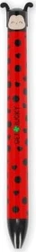 Legami Click&Clack Zweifarbiger Kugelschreiber Ladybug