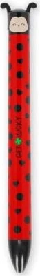 Legami Click&Clack Zweifarbiger Kugelschreiber Ladybug
