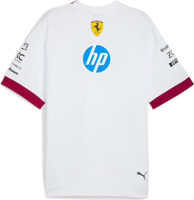 Puma Scuderia Ferrari F1 2025 Shirt kurzarm weiß (Herren)