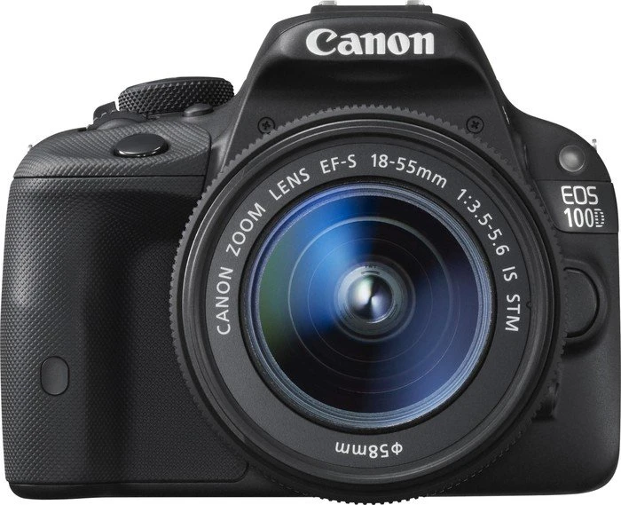 Canon EOS 100D schwarz mit Objektiv EF-S 18-55mm 3.5-5.6 und EF 75-300mm 4.0-5.6 III