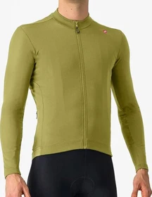 Castelli Espresso Thermal Trikot langarm sage/deep green (Herren)