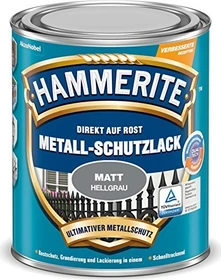 Hammerite Metallschutz-Lack außen matt hellgrau, 750ml