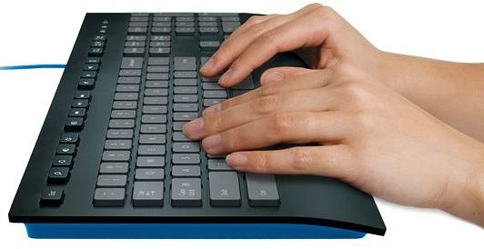 Logitech K290 Comfort Keyboard schwarz, USB, DE