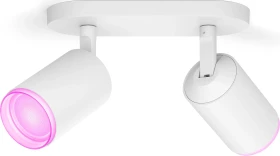 Philips Hue White and Color Ambiance Fugato Spot 2-flammig weiß