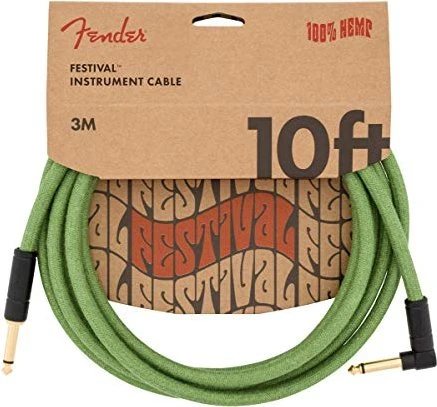 Fender Festival Instrument Cable Green 3.0m