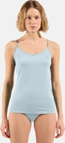 Odlo Natural Merino 160 V-Neck Funktionsshirt ärmellos baby blue (Damen)