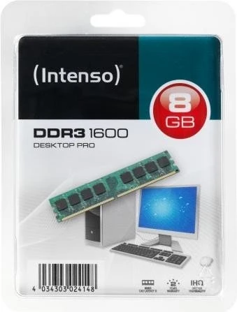 Intenso Desktop Pro UDIMM 8GB, DDR3-1600, CL11