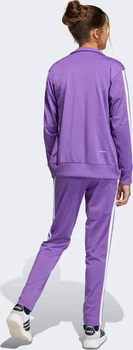 adidas Seasonal Essentials Tiberio 3-Streifen Tricot Trainingsanzug active purple/white (Junior)