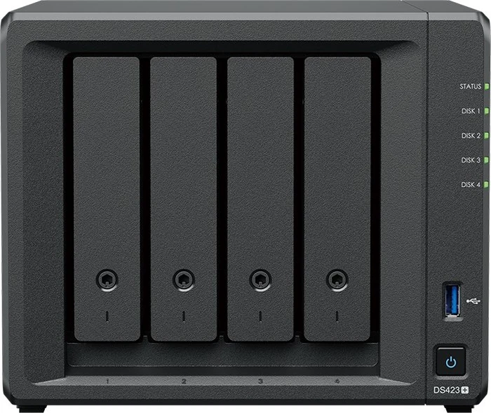 Synology DiskStation DS423+ 24TB, 2GB RAM, 2x RJ-45 1000Base-T, 2x USB-A 3.0
