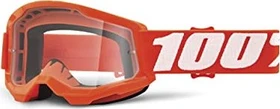 100% Strata2 Schutzbrille orange/clear lens (Junior)